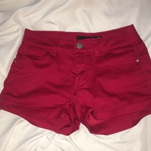 Red shorts